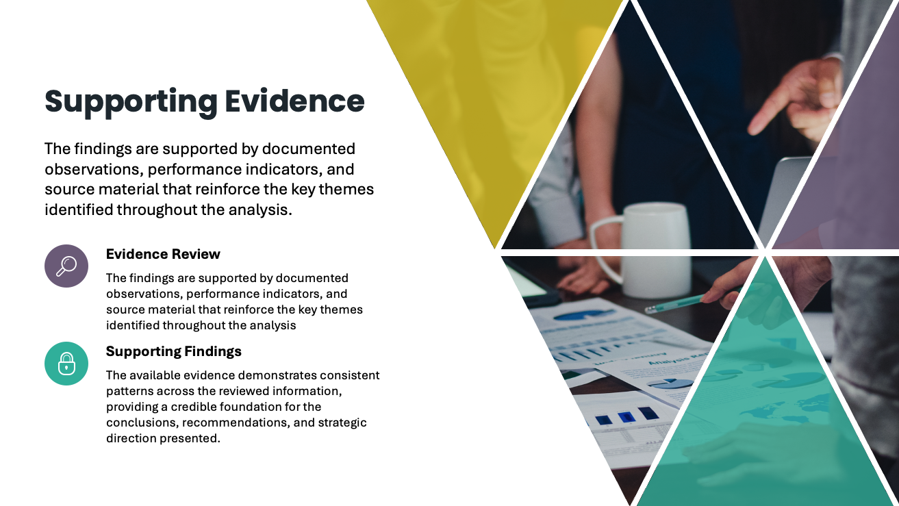 Reportol Supporting Evidence preview